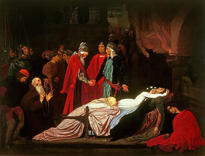 romeo y Julieta2 reconciliacion montescos capuletos leighton1850