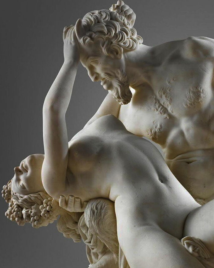 satyr bacchante pradier