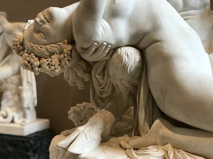 satyr bacchante pradier