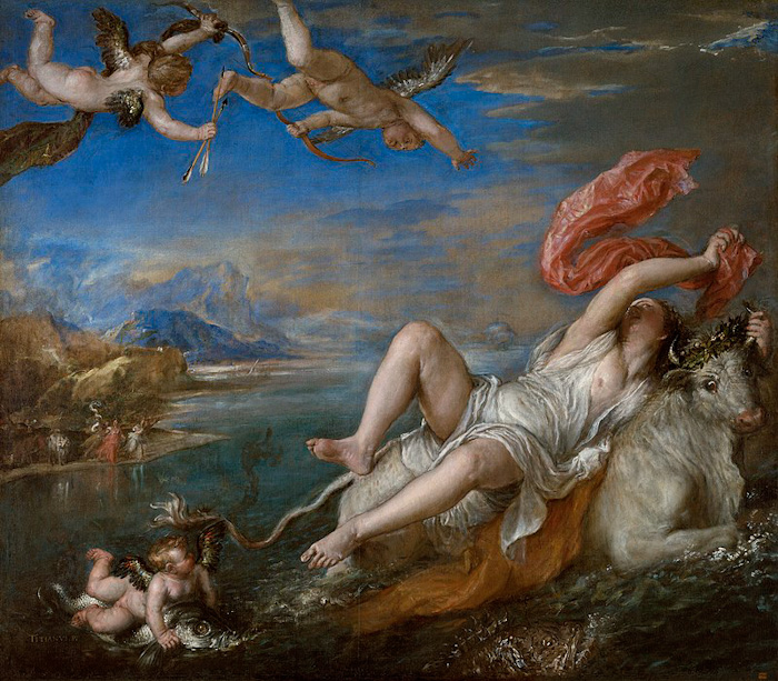 rapto de europa tiziano