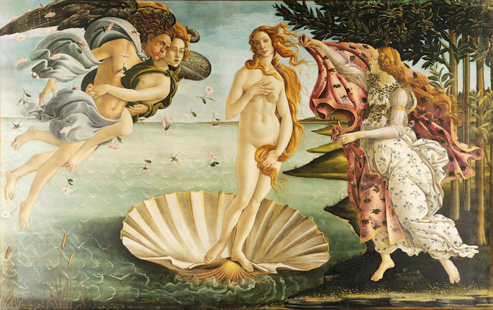nacimiento venus botticelli 2